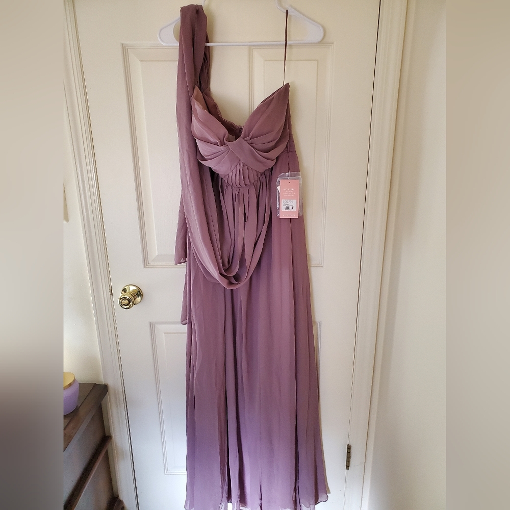 Birdy Grey Convertible Grace Bridesmaid Dress in Dark Mauve